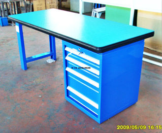 โต๊ะโลหะ Workbenches อุตสาหกรรมสำหรับเวิร์คสเตชั่ / ที่ทำงานในเชิงพาณิชย์